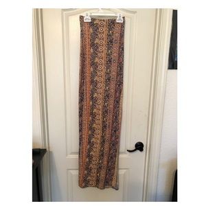 Boho maxi skirt